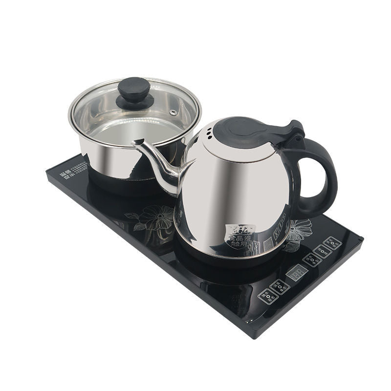 Fully automatic water kettle for homeelectric water kettle bottom water bubble boiling self-priming water pumping tea set suit electric tea stove