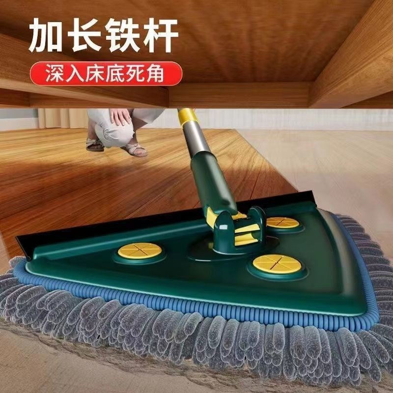 Hands-free triangular mop - new glass cleaning tool, ceiling cleaner, cabinet cleaner, all-purpose multi-function mop for home use