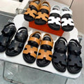 hot-selling  summer new sandals for women, plus-size, one-strap hook-and-loop closure, european and american style roman sandals