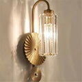 New arrivalaccessible luxury crystal wall lamp popular bedside living room background wall corridor aisle casualclassy wall lamp