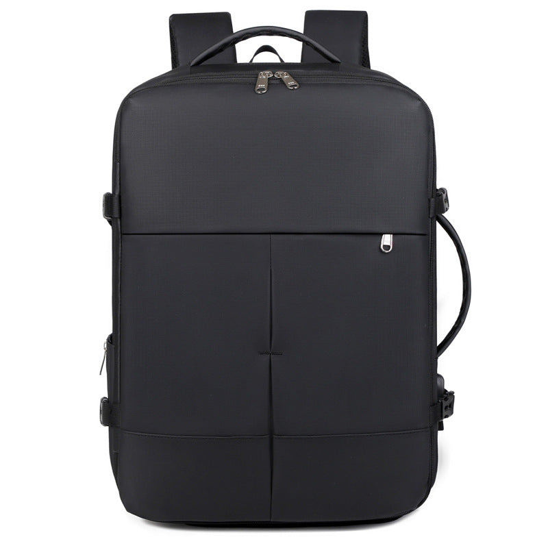 Cross-border expansion large-capacity travel backpack, men's and women's USB multi-function laptop bag, independent shoe compartment, school bag
