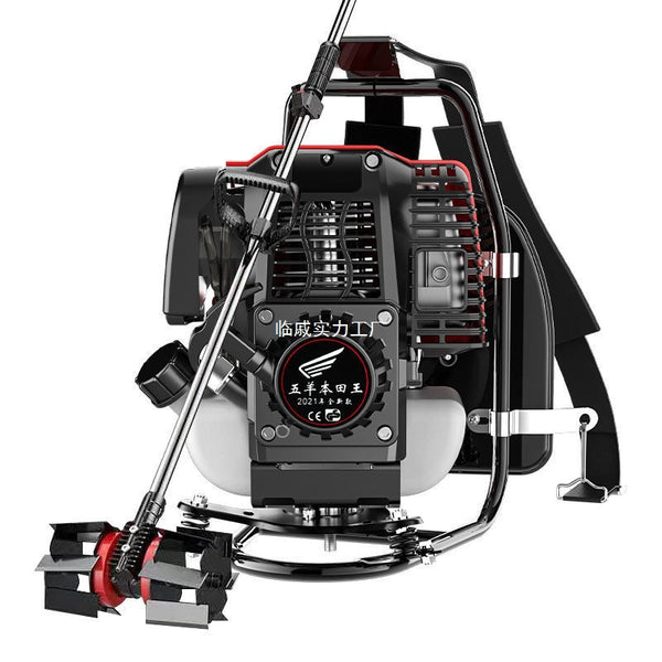 Wuyang Honda King lawn mower, small lawn mower, four-stroke backpack gasoline, hay and scarifier, open up and harvest