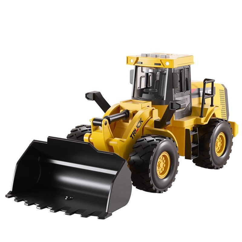 construction vehicle mega set: road roller, excavator, bulldozer, forklift gift box – perfect toys for boys and kids