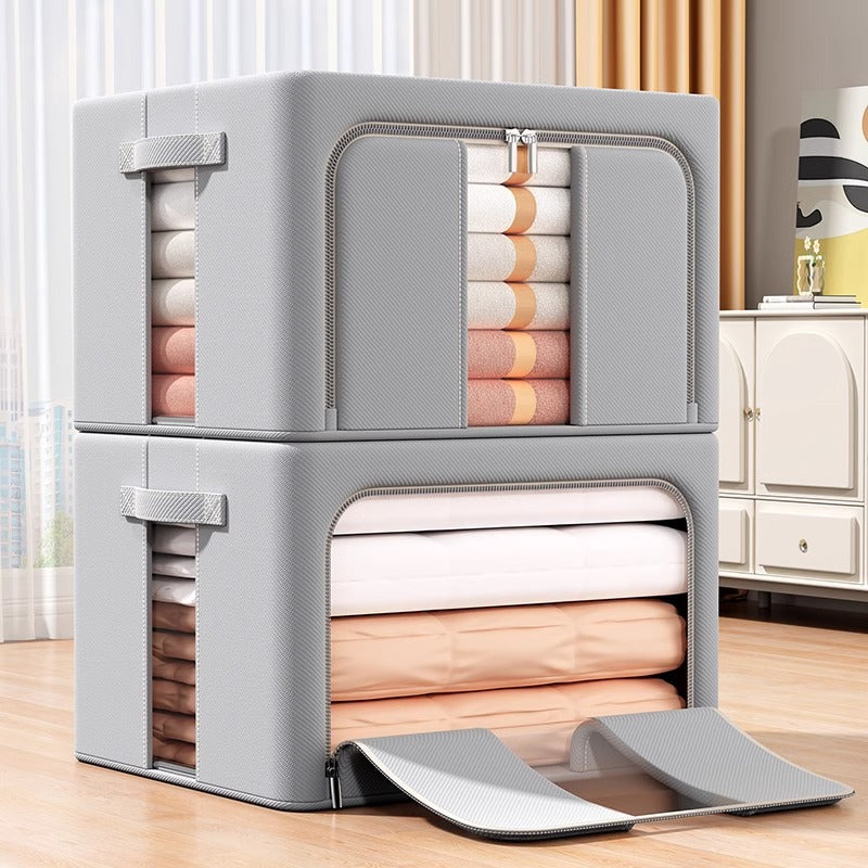 Clothes storage box Large capacity and large sorting box Household clothing quilt storage box Wardrobe special storage box