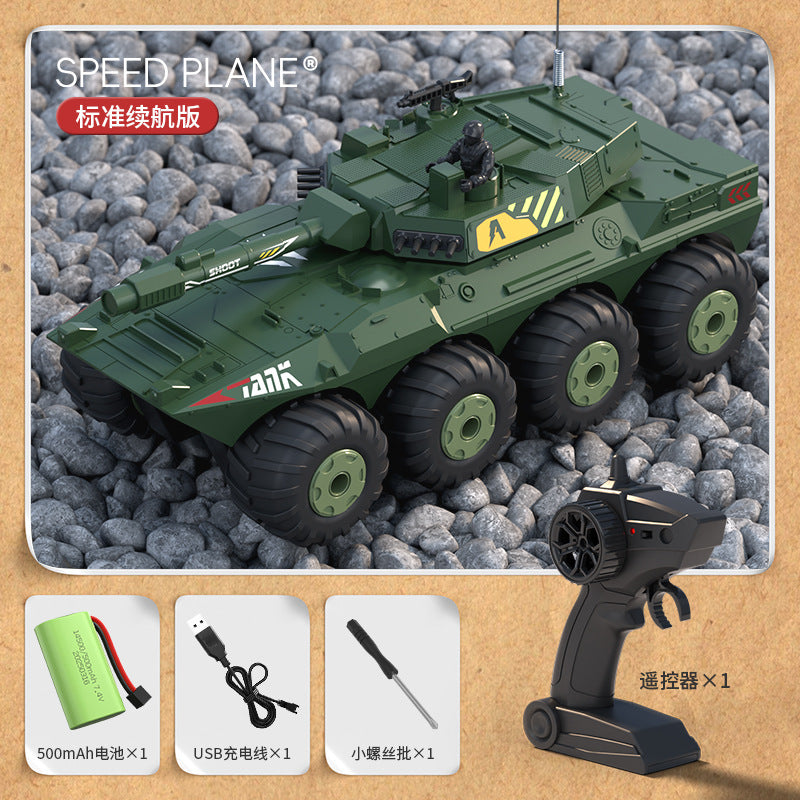 new arrival full-scale 2.4g off-road climbing car amphibious waterproof eight-wheel eight-drive rc remote control car toy