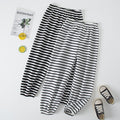 Kids cool shake new arrivalsummerstripesplaidcasual pants spring & fall mother and child drapedstripesanti-mosquito pants
