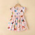 New girls' summer floral dress - kids' princess sundress - beach dress - summer cotton silk cami dress -  collection
