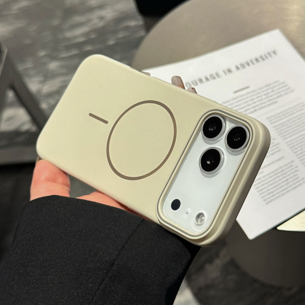 Suitable for iphone17promax magnetic phone case apple 16fashion macaron ultra-thin skin-feeling frosted pc case