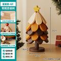 christmas tree solid wood insulation mat, a tree coaster, dining table decoration, creative oven mitts pad, high temperature resistant pot and bowl pad