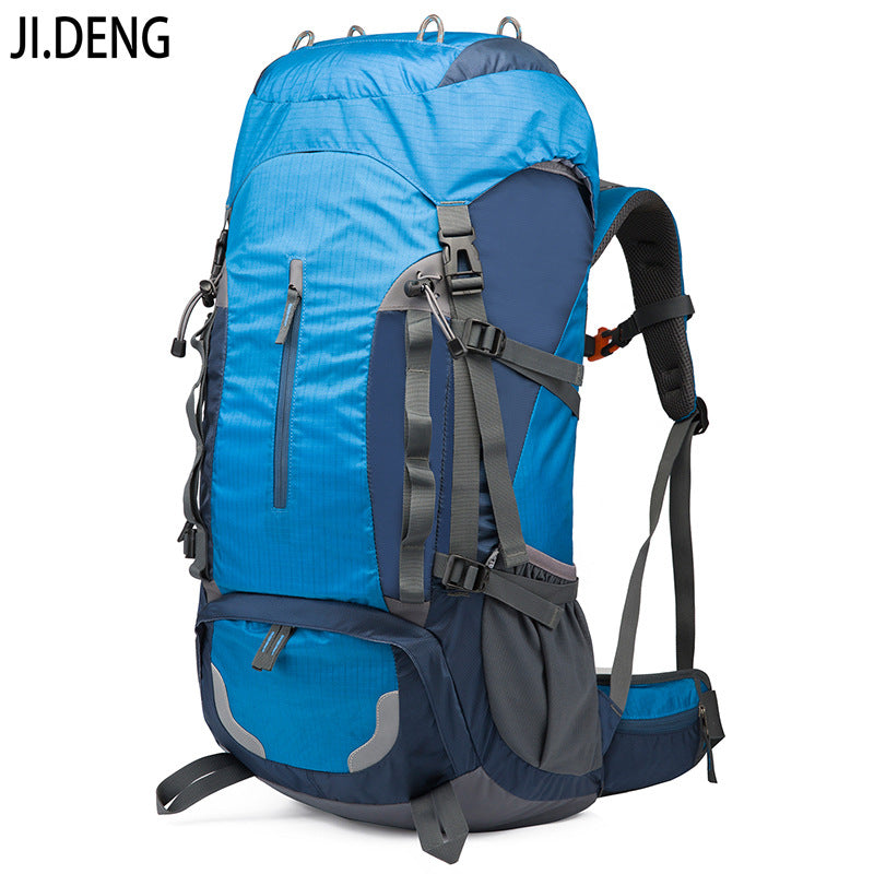 Outdoor sports mountaineering bag 55 liters large capacity 2025 autumn new product backpack hiking camping shoulder men's bag