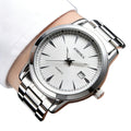 2026 new men's business waterproof watch, stainless steel band, quartz casual watch - cross-border exclusive, ready to ship