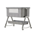 Baby crib: portable, foldable, multi-functional, adjustable height, seamless splicing, newborn-sized bassinet