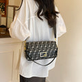F's classic presbyopia bag baguette bag women's shoulder crossbody retro bag large capacity women's bag underarm bag