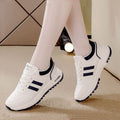 2025 spring/autumn new plus size casual breathable lightweight versatile height increasing chunky sole athletic running shoes women's shoes 5115