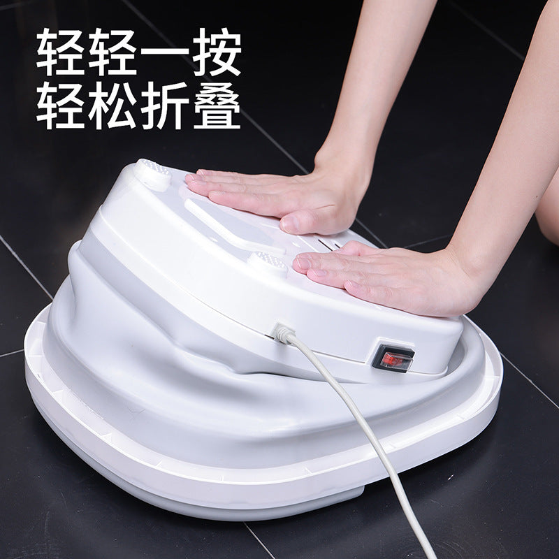 Foldable electric foot bath basin - home use, constant temperature, massage foot tub, portable foot soak bucket with electric heating