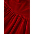 Women's mini dress, hat not included, gold velvet fabric, valentine's day fashion party wear