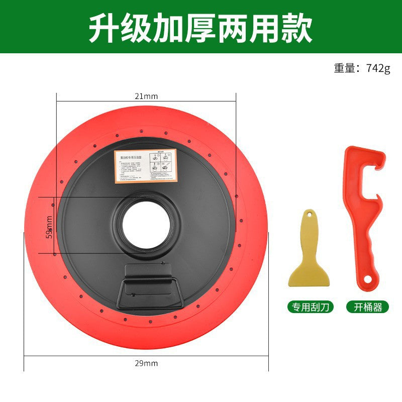Manual grease gun single and double pressure lever oiler forklift excavator car grease gun artifact transparent special