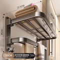 Flat tube towel rack 50cm