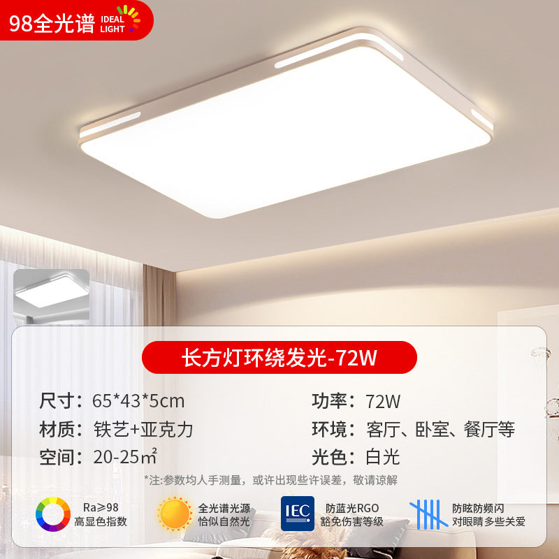 2025 new living room modern minimalist elegant main light full spectrum eye protection led ceiling light whole house hallway lighting fixture