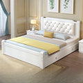 Solid wood bed 1.8m budget-friendly adult master bedroom double bed european style 1.5m home use 1.2m single bed 1m