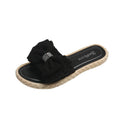 Women's summer new arrival: chic bow-tie slides - stylish and perfect for home, vacation, beach, and poolside