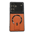 Suitable for samsung s26ultra lens holder mobile phone case multi-functional military anti-fall magnetic holder s24/s25p