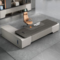 President's desk, executive desk, ceo desk, minimalist luxury chairman's office furniture, high-end office desk and chair set