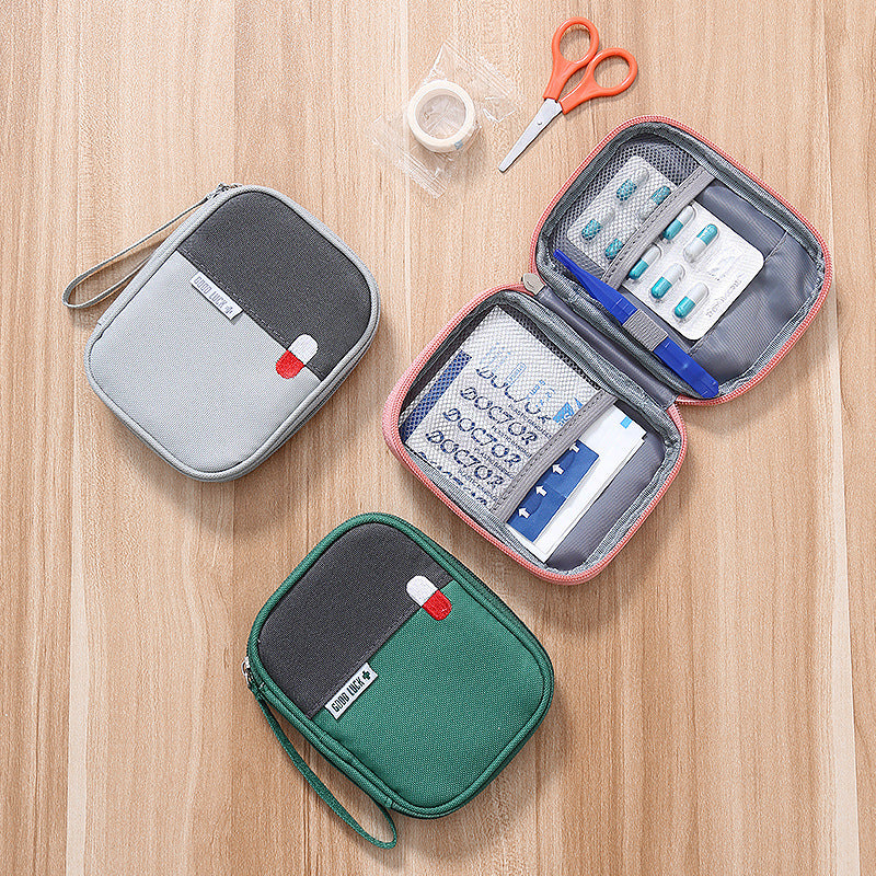Customized large-capacity drug storage bag Portable storage medical bag Waterproof and moisture-proof medical bag Multifunctional first aid bag