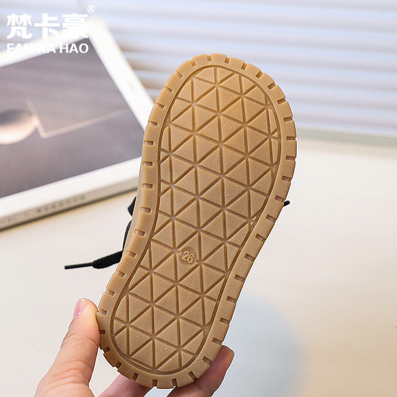 Fankahao spring festival new shoes  spring & fall new arrivalk-stylegirlkitty cat casual sneakers kids german training shoes