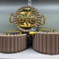 Food warmer 3pcs foreign trade column double-layer thermal insulation box 1.5l-2.0l-2.5l thermal insulation lunch box