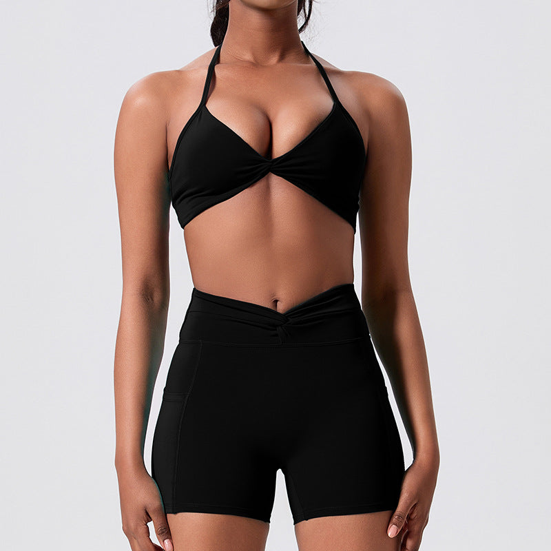 in stockhigh waistslimming look beautiful back yoga suit pilates outdoor running tight sports fitness suit for women