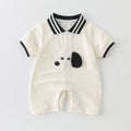 Baby romper - summer short sleeve, lightweight bodysuit - korean style, newborn & infant outfit - super cute onesie, crawling suit