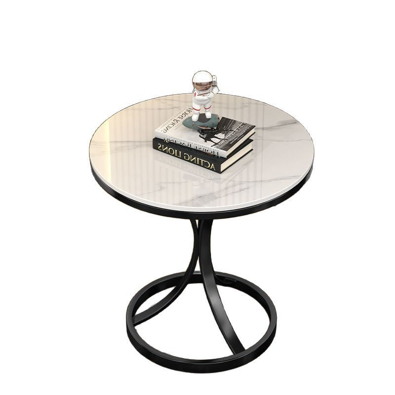Accessible luxury sofa side table small coffee table slate small table living room bedside table popularcasual balcony tea small round table