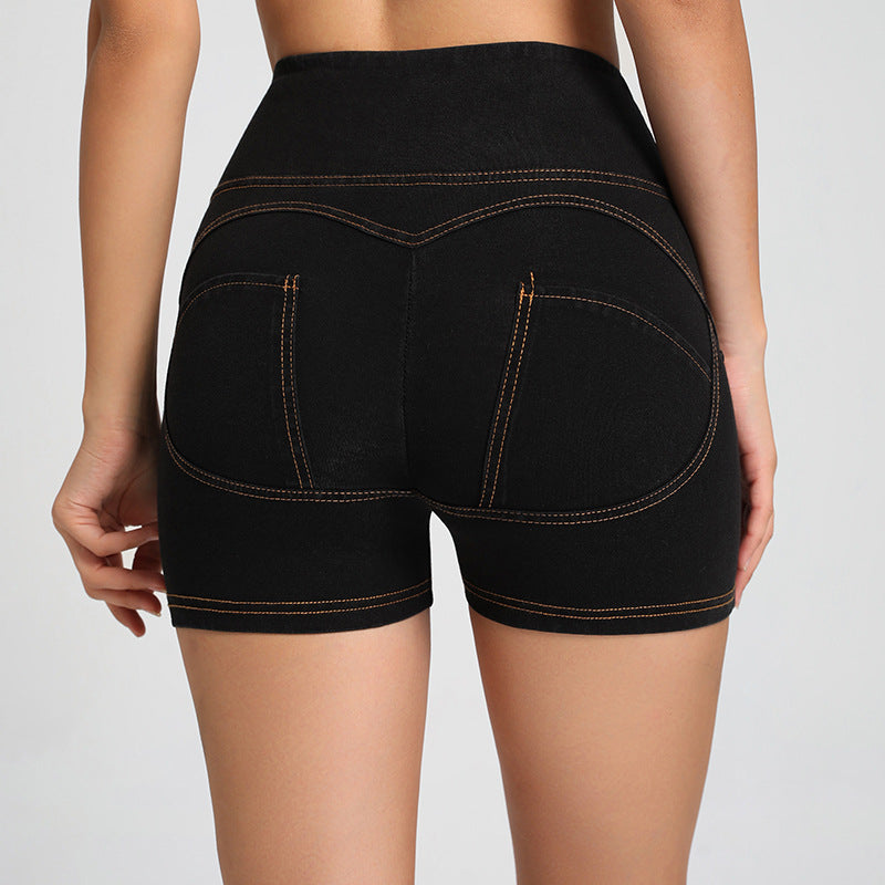 Influencer-approved, new high-waisted peach lift workout shorts for women. these figure-hugging, slimming, and stretchy yoga shorts are perfect for your next workout