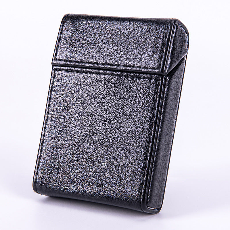 Medium cigarette box 20 pcs portable creative leather soft cigarette case soft cigarette bag cover personalized gift cigarette set cigarette case