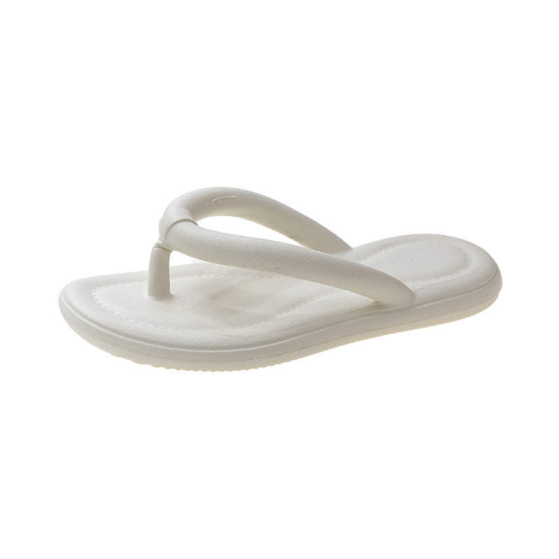 Women's summer flip-flops: durable, non-slip, thick-soled, washable eva korean style casual beach flat sandals