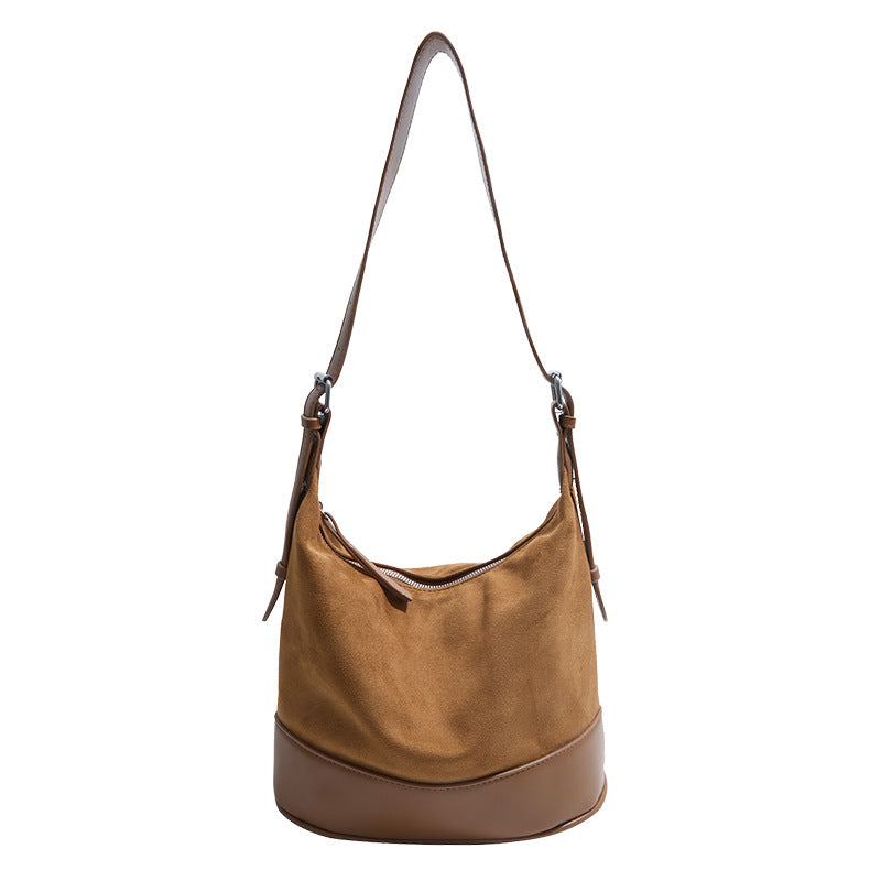 2025 new autumn/winter niche fashion shoulder bag - premium bucket bag for women, trendy, casual, commute, and crossbody bag