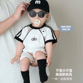 Super cute short-sleeved rompers for boys and girls new arrivalkids summer jumpsuit baby rompers rompers outing jumpsuit