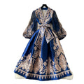 High-end evening gown for socialites: a chic, one-piece dress with cinched waist and tie detail – perfect for parties and everyday wear