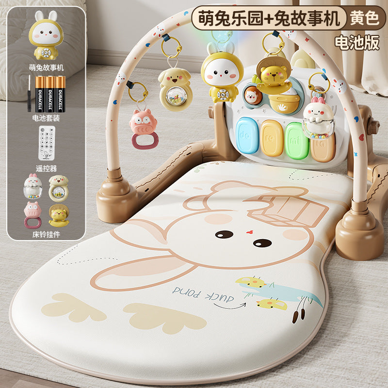 Baby toy foot pedal piano gym activity center for newborns and infants (0-1 year olds, 6 months+), educational musical early learning gift