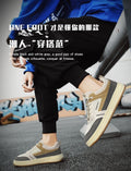 Men's winter 2025 new breathable hong kong style versatile dirt-resistant mesh shoes trendy lightweight soft sole athletic casual shoes