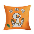Cartoon throw pillow sofa cushion bed headrest office reading lumbar support backrest pillow with insert - customizable