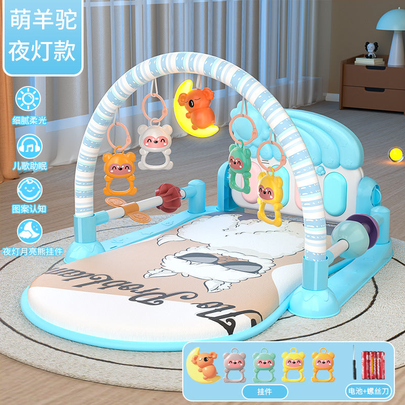 Baby foot pedal piano toy gym activity center - early education & developmental toy for baby boys & girls (0-3 years old) - bouncing & bouncing baby toy