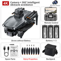 L600 max [three-axis gimbal + brushless motor + gps return + laser obstacle avoidance] three electric boards