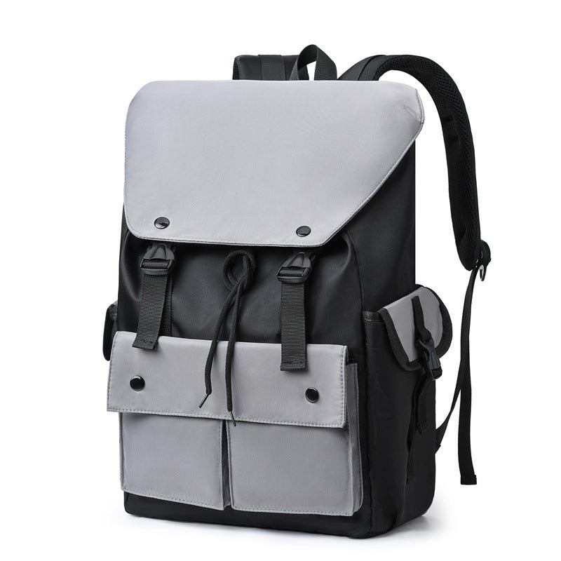 Casual men's backpack, high-end fashion travel backpack, commuter backpack, lightweight and burden-reducing computer bag