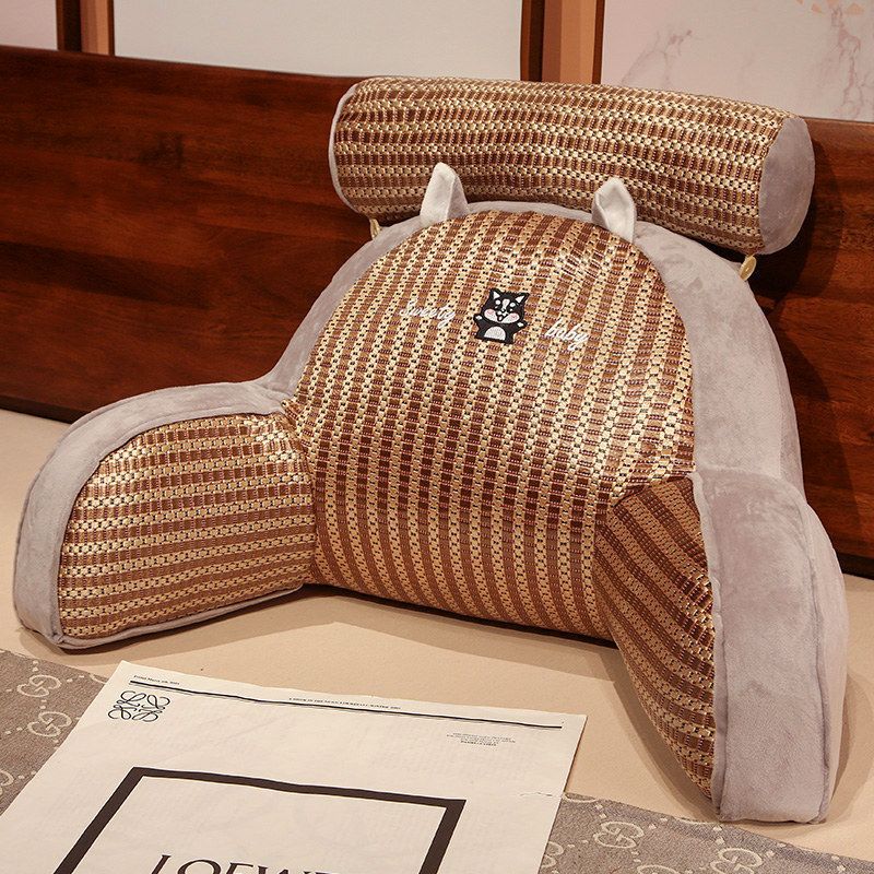 Mat summer bed reading waist pillow bedside cushion soft bag soft bag backrest dormitory sofa pillow bedside