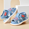 Baby boys' sandals summer baby girls' shoes 0-1-2-3 years old infant soft sole prewalker shoes squeaky shoes cloth shoes