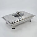 exclusive stainless steel square dining stove visual cover buffet stove detachable combination foot grilled fish alcohol stove