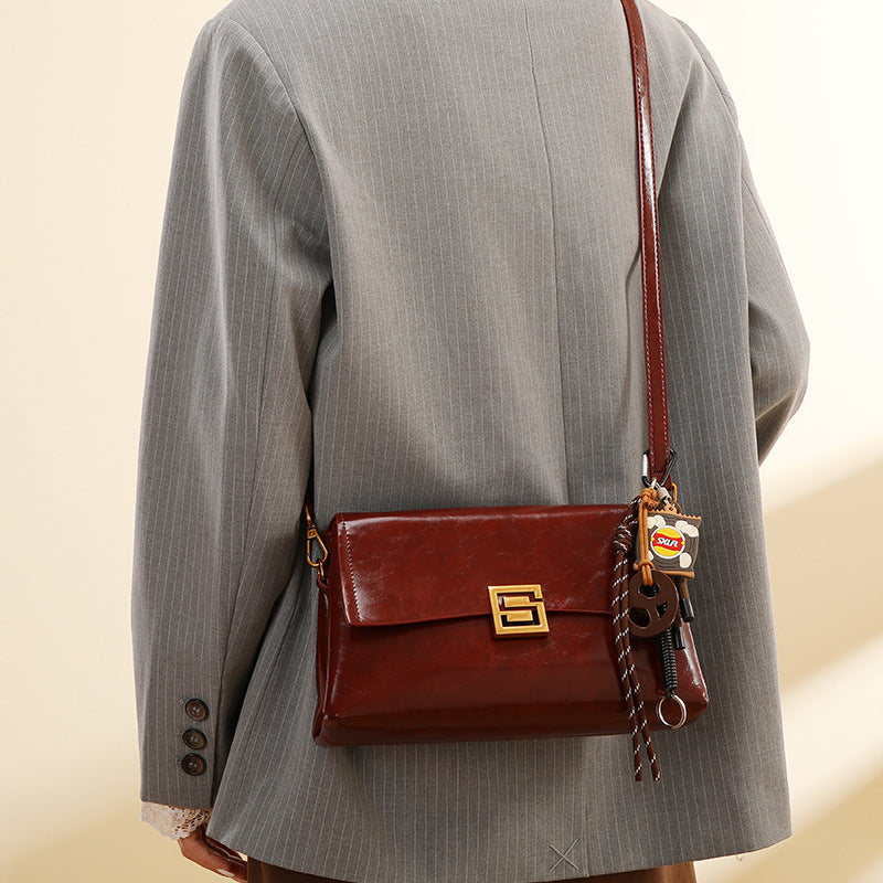 Red bag for women, high-end elegant, bridal wedding bag, daily use, underarm bag, niche style design, crossbody bag for women