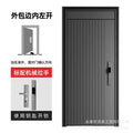 Cast aluminum door class a anti-theft door for home security lock entrance door house door project double door heightened single door